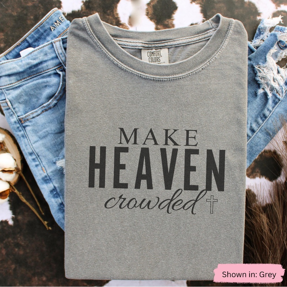 Comfort Colors Gray Inspirational Tee